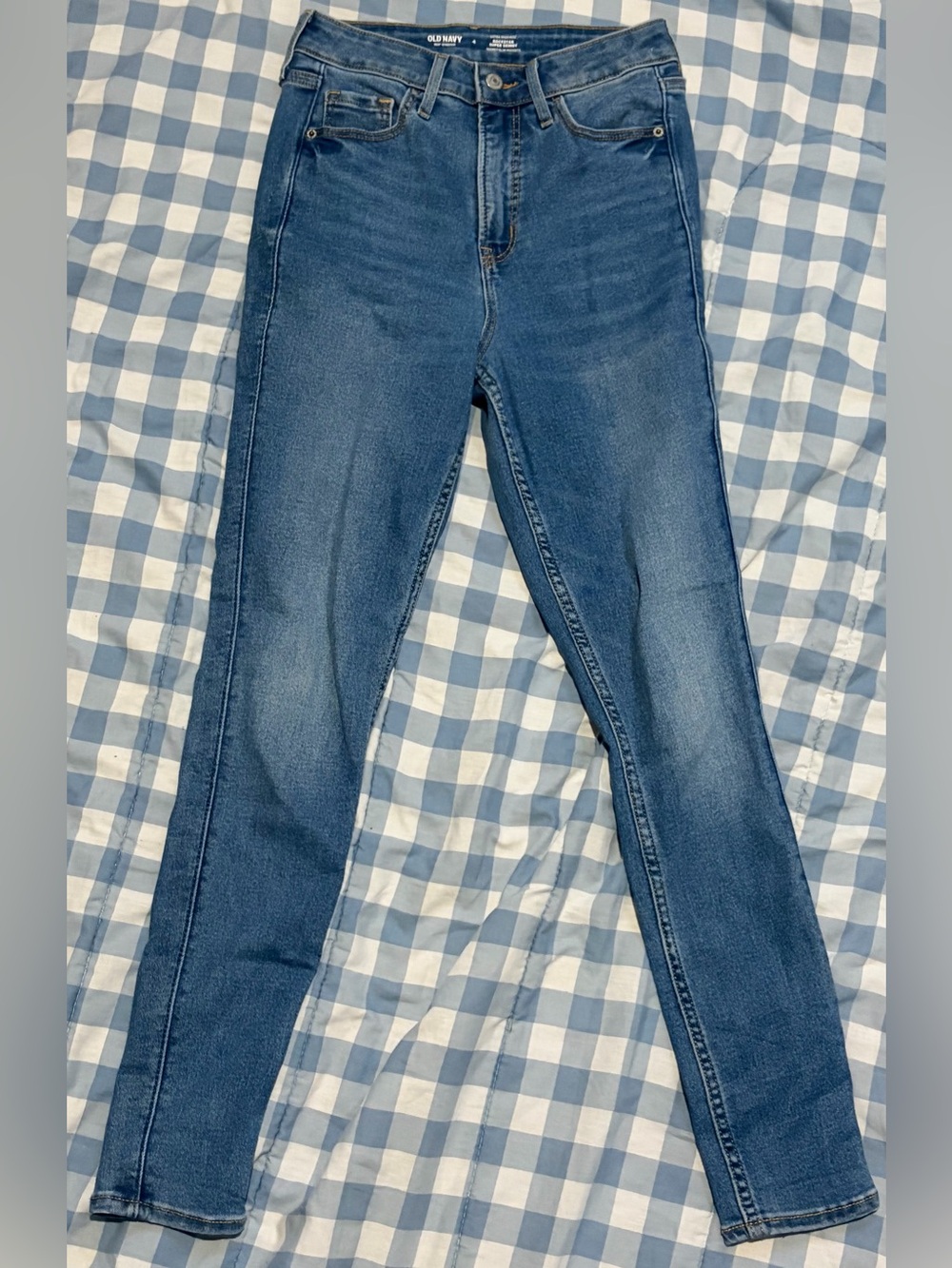 Old Navy rockstar super skinny secret slim pockets 360 stretch size 4